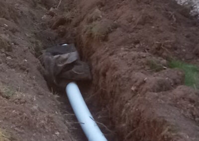 bury drain spout
